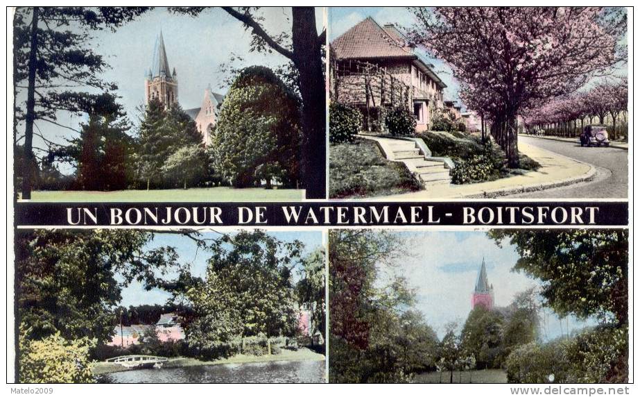 WATERMAEL  BOITSFORT (1170) WATERMAAL  BOSVOORDE - Un Bonjour - Watermael-Boitsfort - Watermaal-Bosvoorde