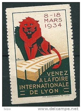 Foire De Lyon 1934 - Erinnophilie