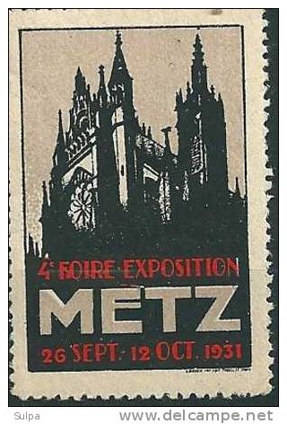 Metz, 4e Foire Exposition 1931 - Erinnophilie