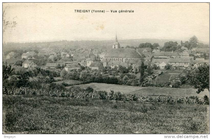 89 - CPA  Treigny - Vue Générale - Treigny