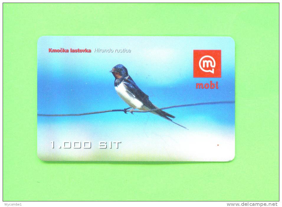 SLOVENIA  -  Mobitel Remote Phonecard/Bird - Slowenien