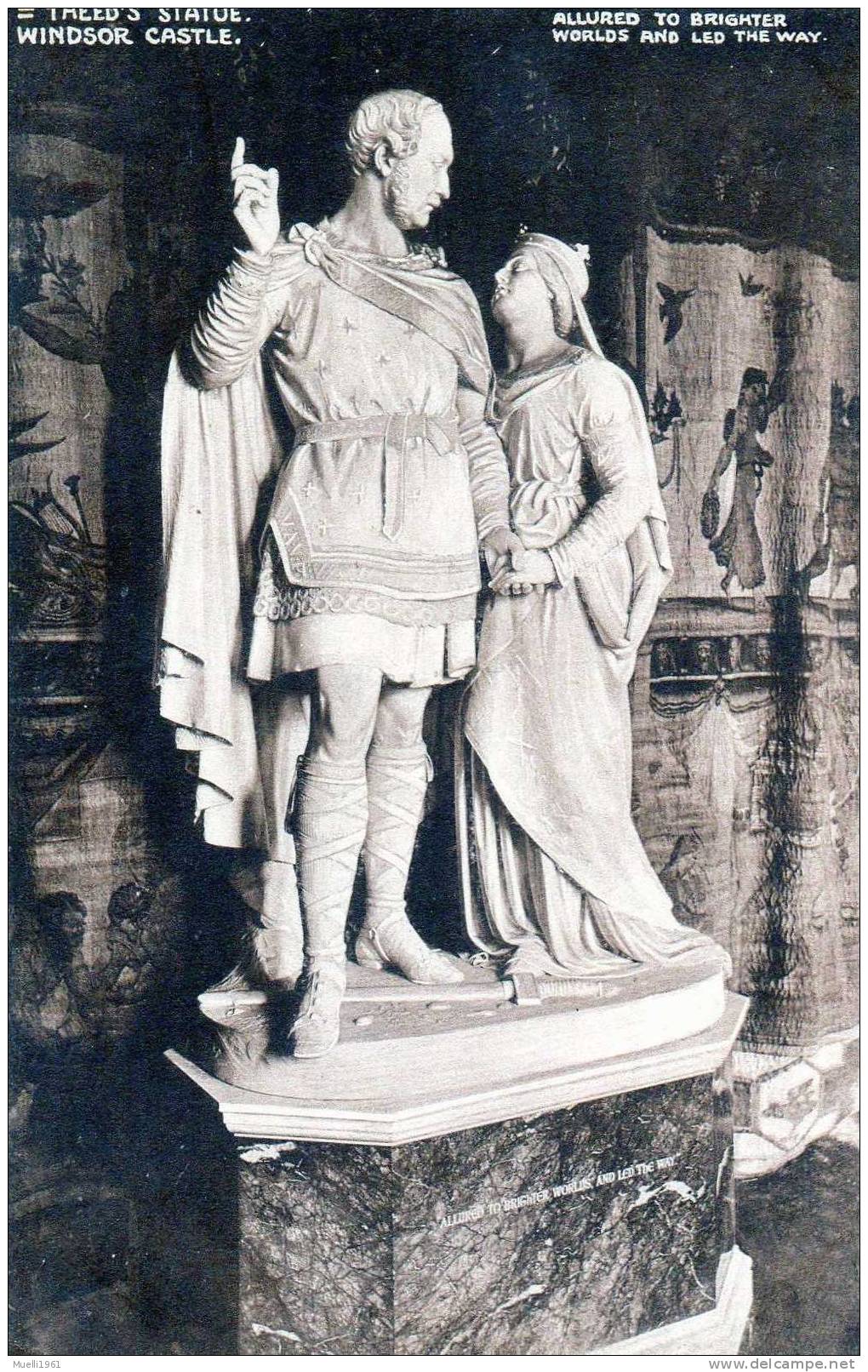 Theed`s Statue, Windsor Castele, Ungelaufen, Um 1915 - Windsor