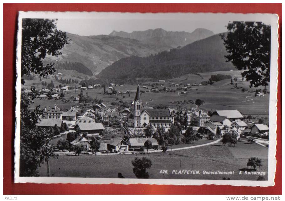 L469 Flaffeyen Et Kaiseregg Fribourg Vers Jaunpass,Vue Générale.Cachet Militaire.Savigny  426 - Fribourg