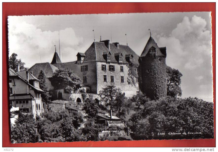 L474 Château De Gruyères.Mention Course De La Fanfare De REnan 1953. Sartori 1186 - Gruyères