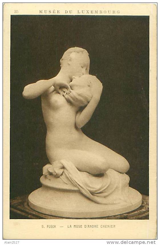 D. PUECH - La Muse D'André Chénier - Musée Du Luxembourg (Braun & Cie, N° 35) - Sculptures