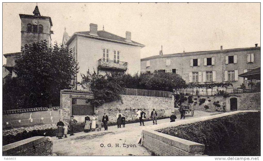 S1   -  457    -    LOIRE    -    (69 )   .    Eglise  , Presbytère  Et  Ecole   . - Loire Sur Rhone