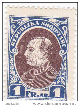 ALBANIE 1925 - YVERT N° 176A ** NON EMIS - COTE = 21.5 EUROS - - Albanien