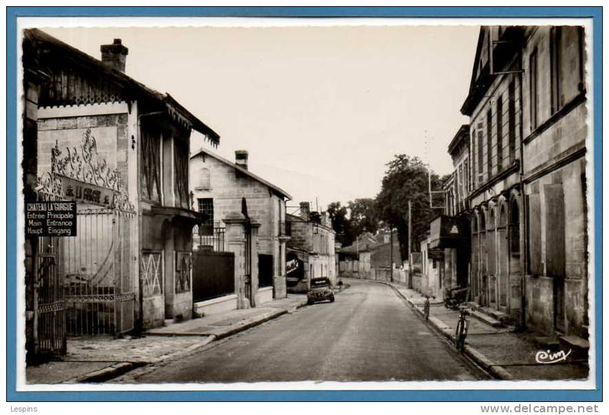 33 - MARGAUX --  La Grande Rue - 1950 - 60 - Margaux