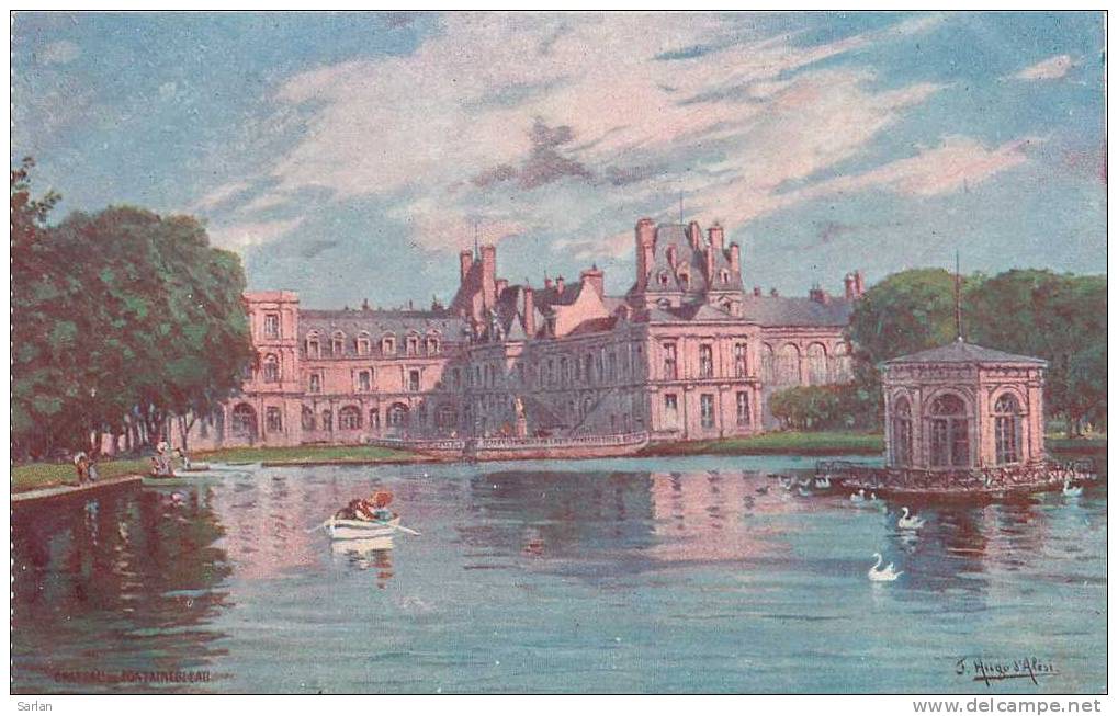 Illustration De HUGO D´ALESI , Chateau De Fontainebleau , *9817 - D'Alési, Hugo