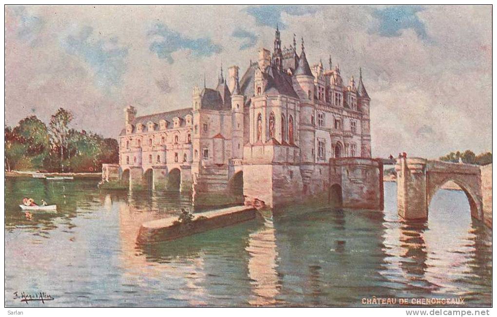 Illustration De HUGO D´ALESI , Chateau De Chenonceaux , *9819 - D'Alési, Hugo