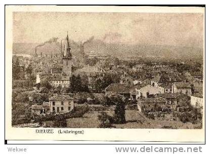 Fs502/ Dieuze (Lothringen) Stadtansicht 1914, Feldpost - Lorraine