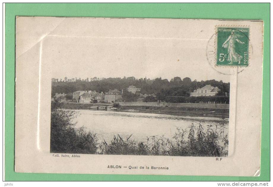 ( 94 )  ABLON  Quai De La Baronnie - Ablon Sur Seine