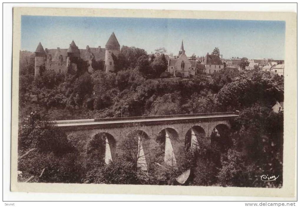 CULAN. -  Château - Eglise Et Pont, Route De Montluçon - Culan