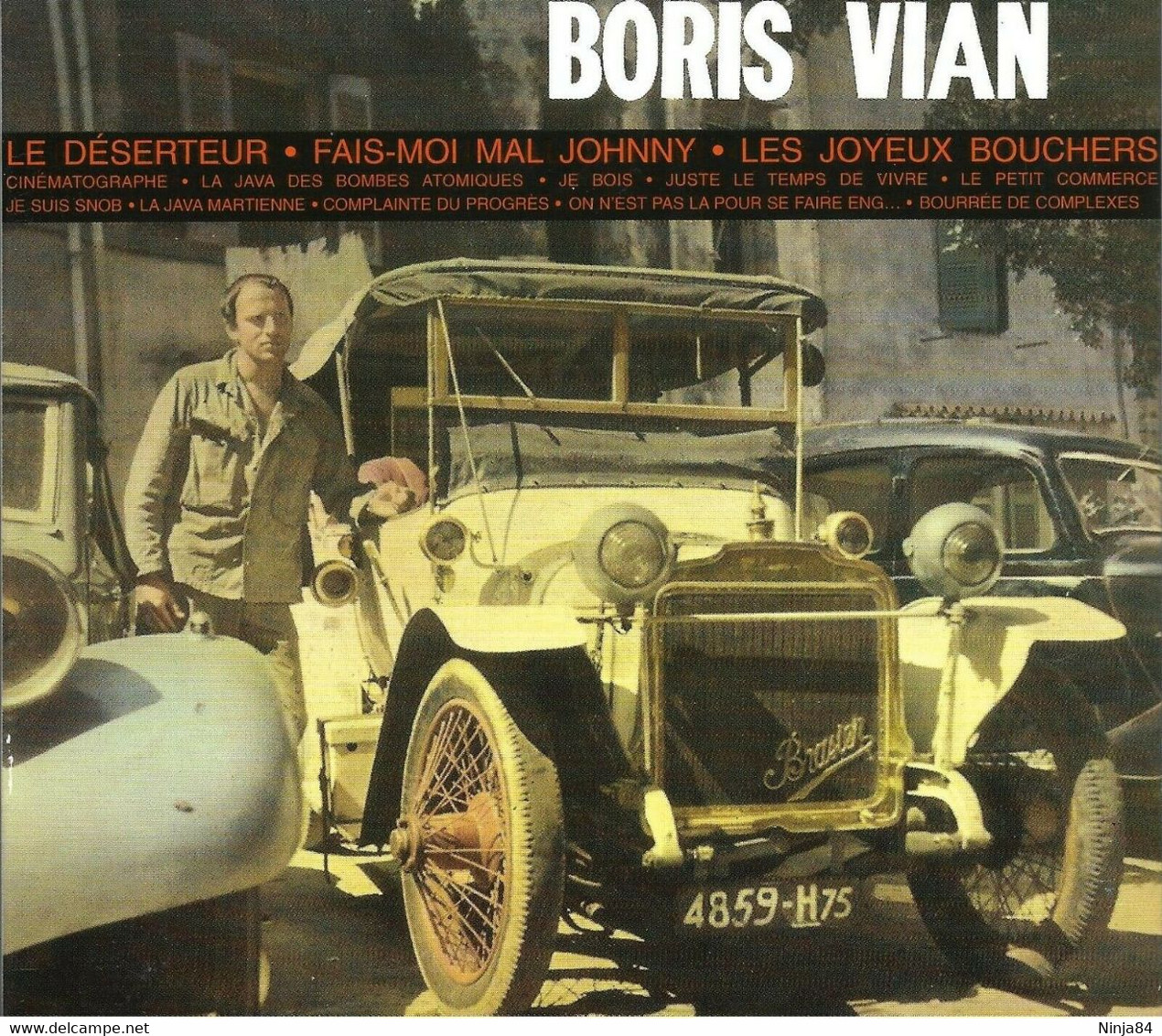 CD  Boris Vian " Le Déserteur " - Otros - Canción Francesa