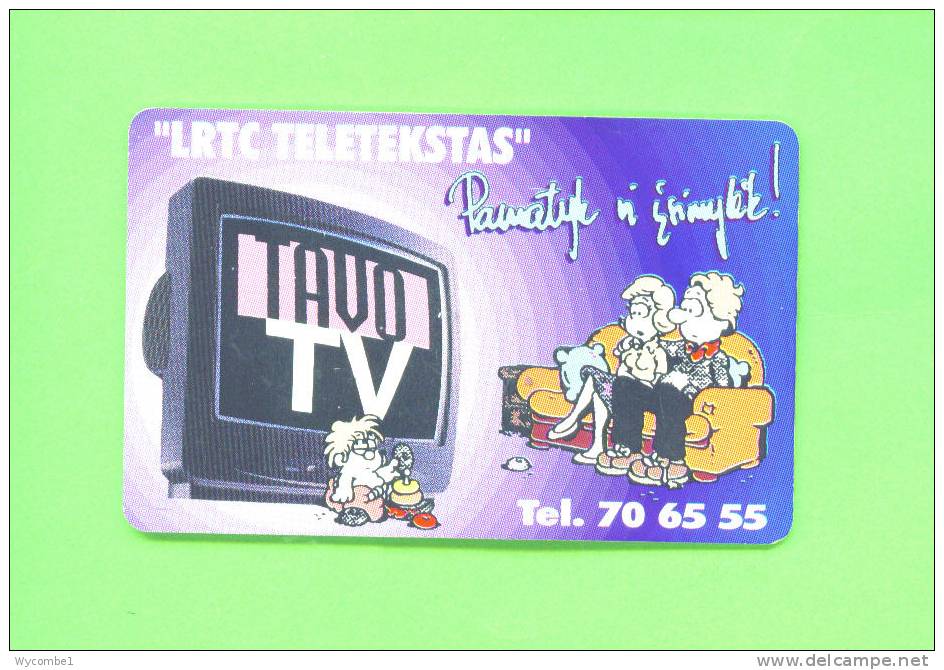 LITHUANIA  -  Chip Phonecard As Scan - Lituania