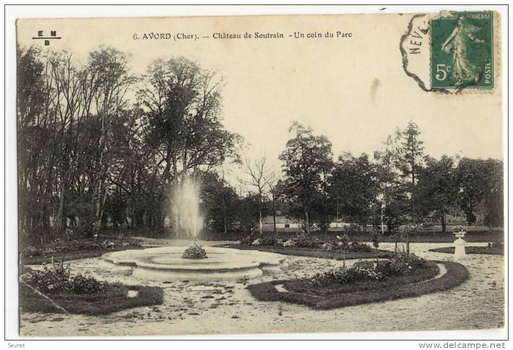 AVORD. - Château De Soutrain - Un Coin Du Parc - Avord