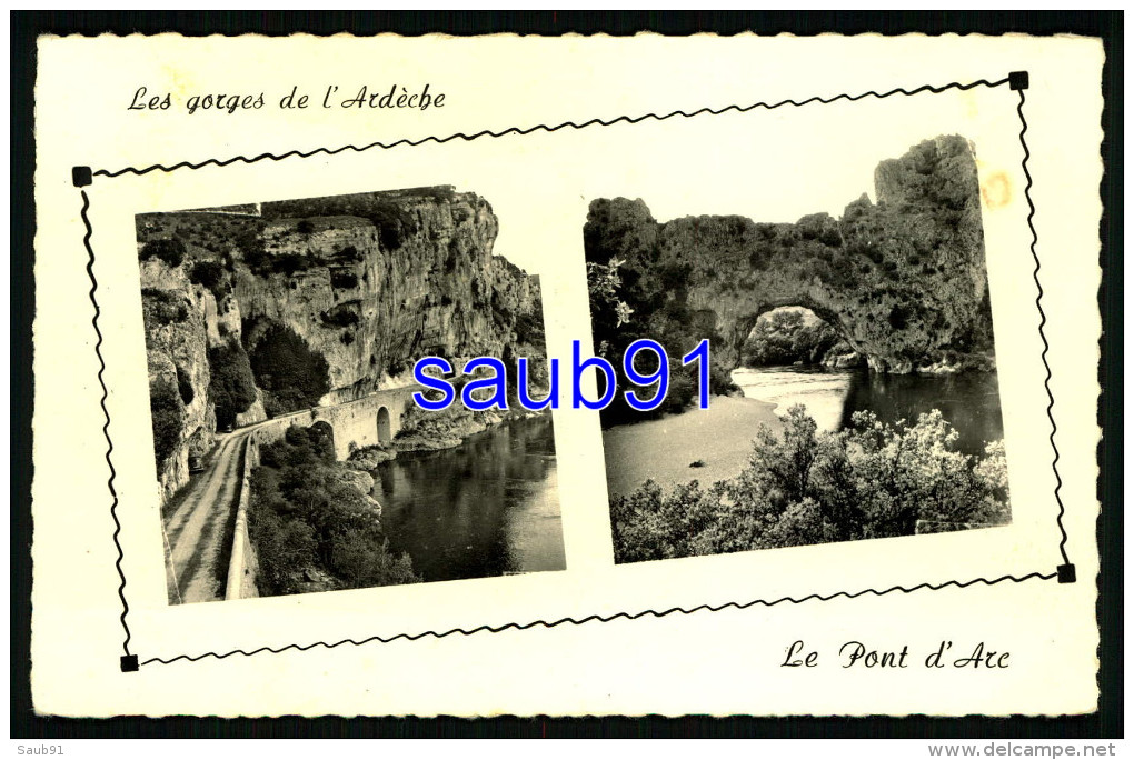 Lot De 2 Cartes - Pont D´Arc   - Réf : 14297-30930 - Vallon Pont D'Arc