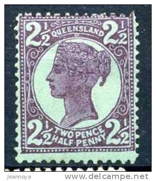 QUEENSLAND - N° 81* GROSSE CHARNIÉRE - TB - Mint Stamps