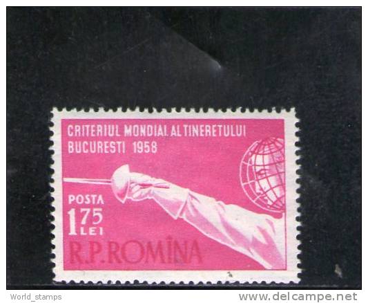 ROUMANIE 1958 ** - Unused Stamps