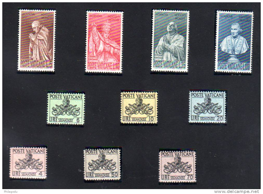 Vaticano Avec Taxes, Blocs, PA,  Entre 261 Et 1032**  Cote Yvert  1027 € - Collections