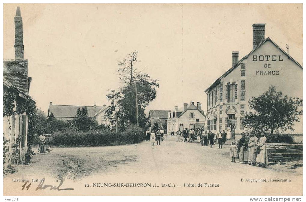 NEUNG-SUR-BEUVRON - Hôtel De France - Neung Sur Beuvron