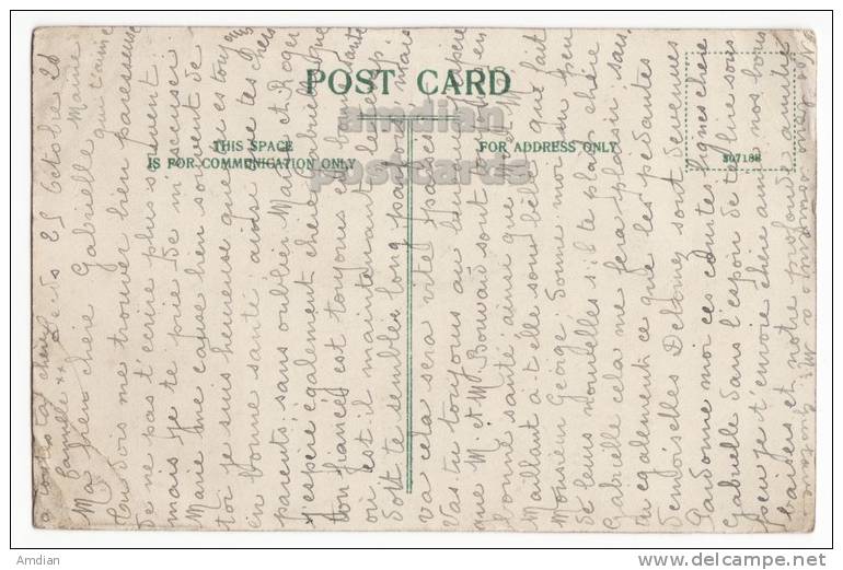LEEDS UK - CITY SQUARE And POST OFFICE 1921 Old Vintage Postcard - Leeds
