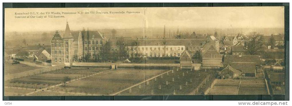 Kostschool OLV Der VII Weeën Ruysselede  - Panorama   ( Carte Panoramique 2 Volets )   Rn04 - Ruiselede