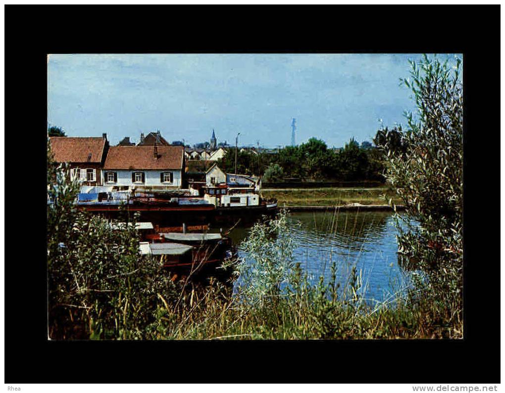 59 - ARLEUX - Vue Sur L´entrée Du Canal Nord - Péniche - Arleux