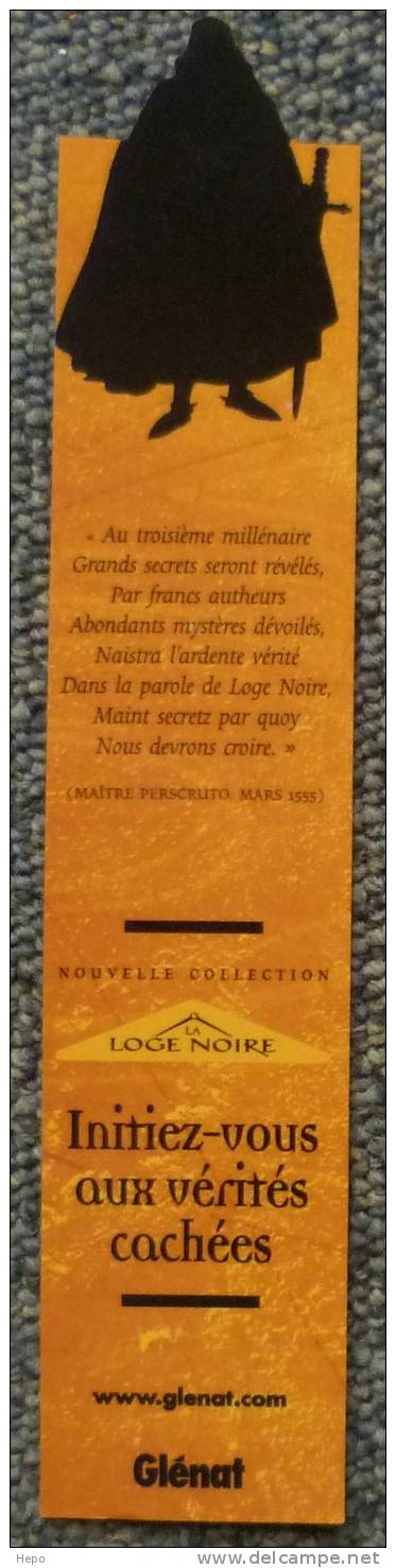 Chaillet - La Loge Noire- Marque Page - Bookmarks