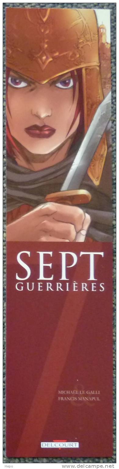 Manapul - Sept Guerrieres - Marque Page - Bookmarks