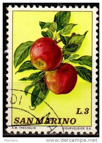 PIA - S. MAR. - 1973 : Frutta : Pirus  Malus  - (SAS 884) - Used Stamps