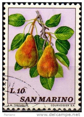 PIA - S. MAR. - 1973 : Frutta : Pirus  Communis  - (SAS 887) - Usati