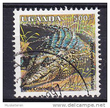 Uganda 1995 Mi. 1541    500 Sh Reptilen Nilkrokodil - Oeganda (1962-...)