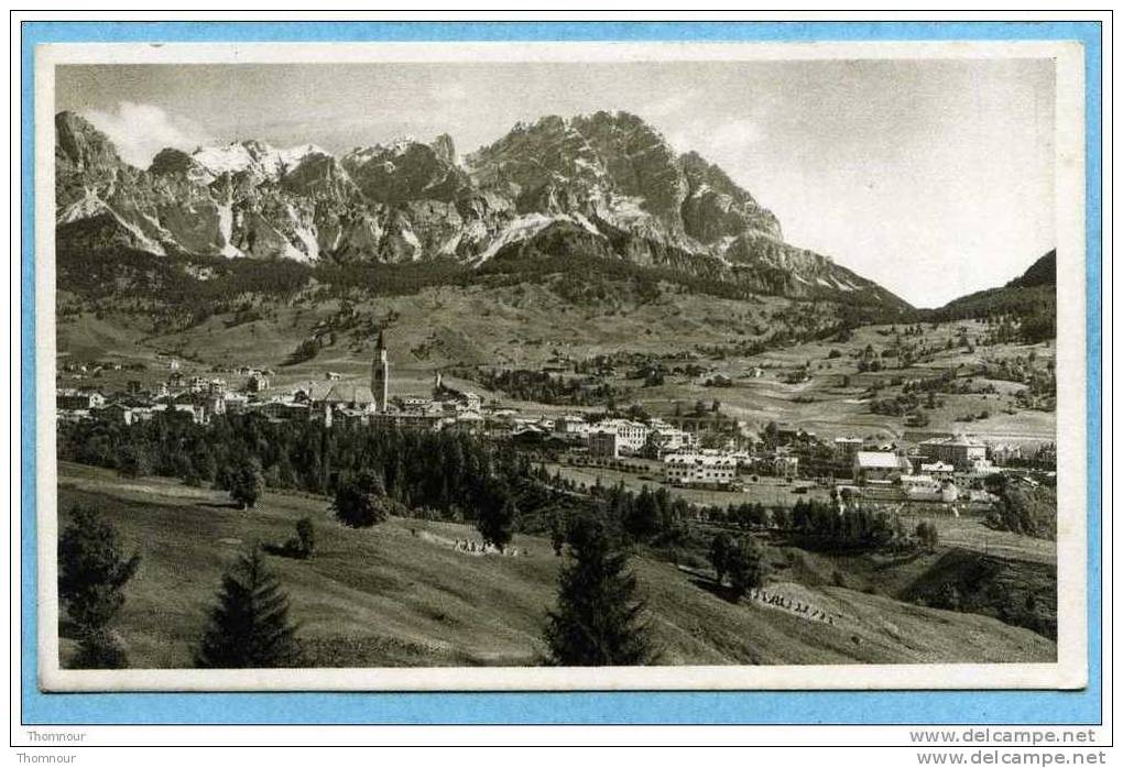 CORTINA  ( 1224 )  -  Monte  Cristallo ( 3199 )  - 1935 - BELLE  CARTE  PHOTO   - - Altri & Non Classificati