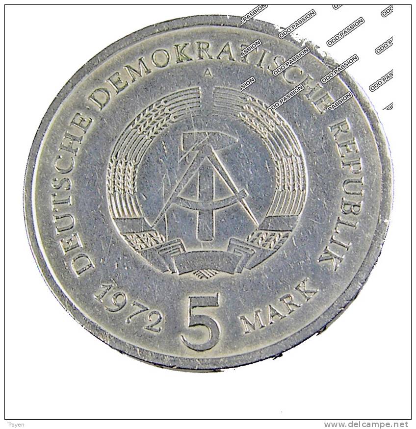 Allemagne - 5 Marks - Meissen - 1972 - TTB - Cu.Ni - 5 Mark