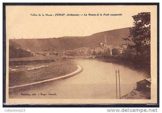 ARDENNES - Fumay - La Meuse Et Le Pont Suspendu - Fumay