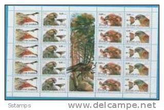 1994YU MH2647-50 STRIP JUGOSLAVIA JUGOSLAWIEN JUGOSLAVIJA FAUNA BIRDS NEVER HINGED - Ungebraucht