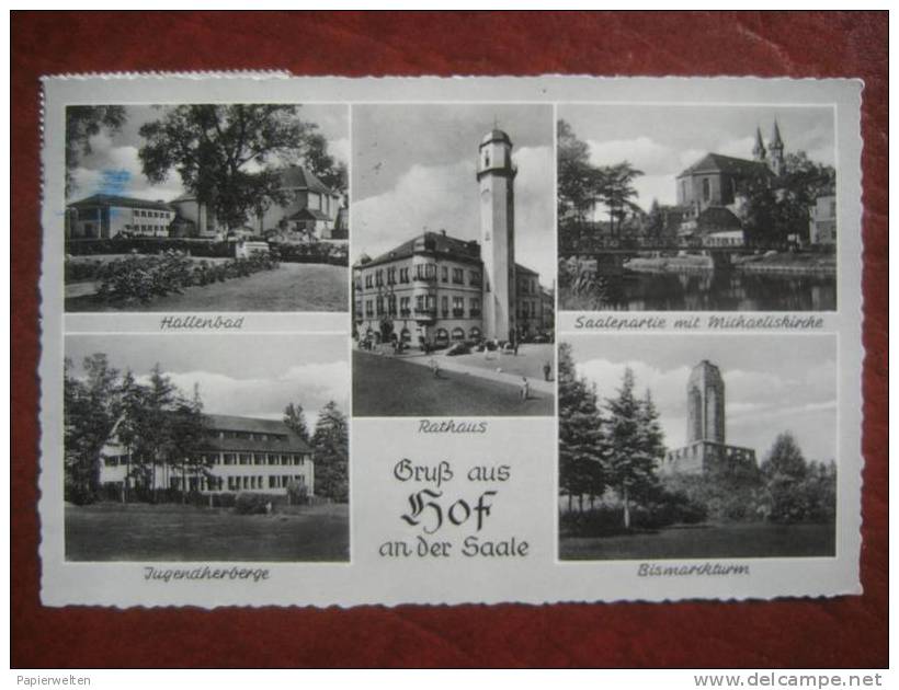 Hof A D Saale - Mehrbildkarte - Hof