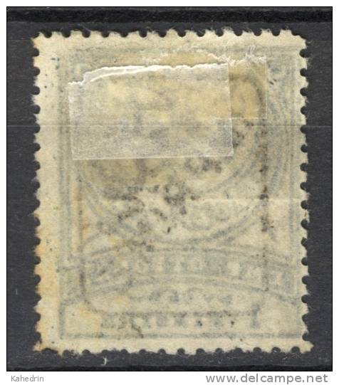 Turkey/Turquie/Türkei 1891, Crescent (*), No Gum, Overprint - Surcharge: IMPRIMÉ - Unused Stamps