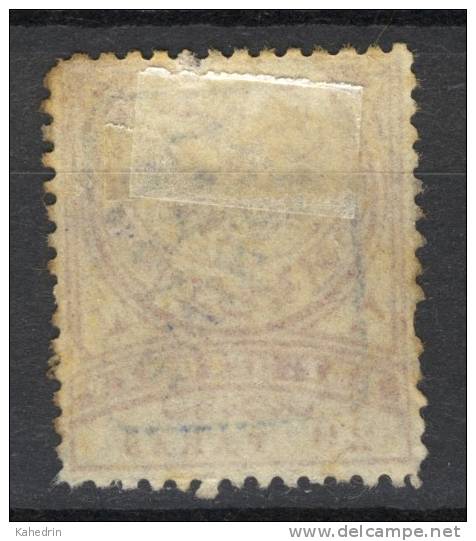 Turkey/Turquie/Türkei 1891, Crescent (*), No Gum, Overprint - Surcharge: IMPRIMÉ - Unused Stamps