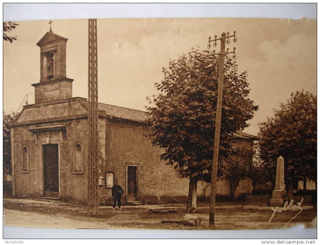 CAZAUX église Et Le Monument Des Morts - Autres & Non Classés