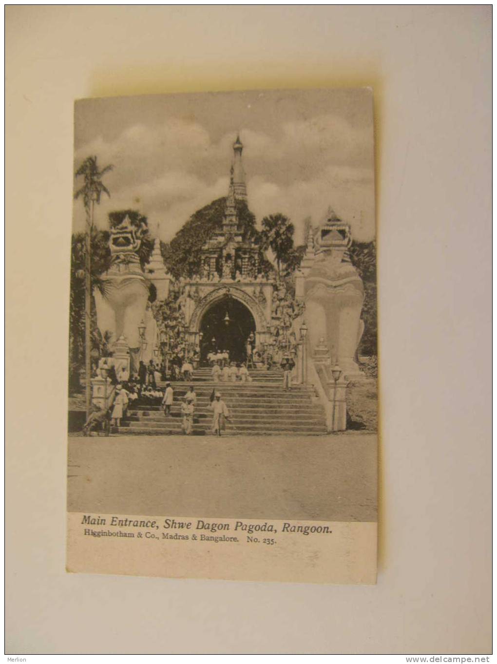 Myanmar Burma - Main Entrance SHWE Dagon Pagoda - RANGOON   Ca 1910  - D73481 - Myanmar (Burma)