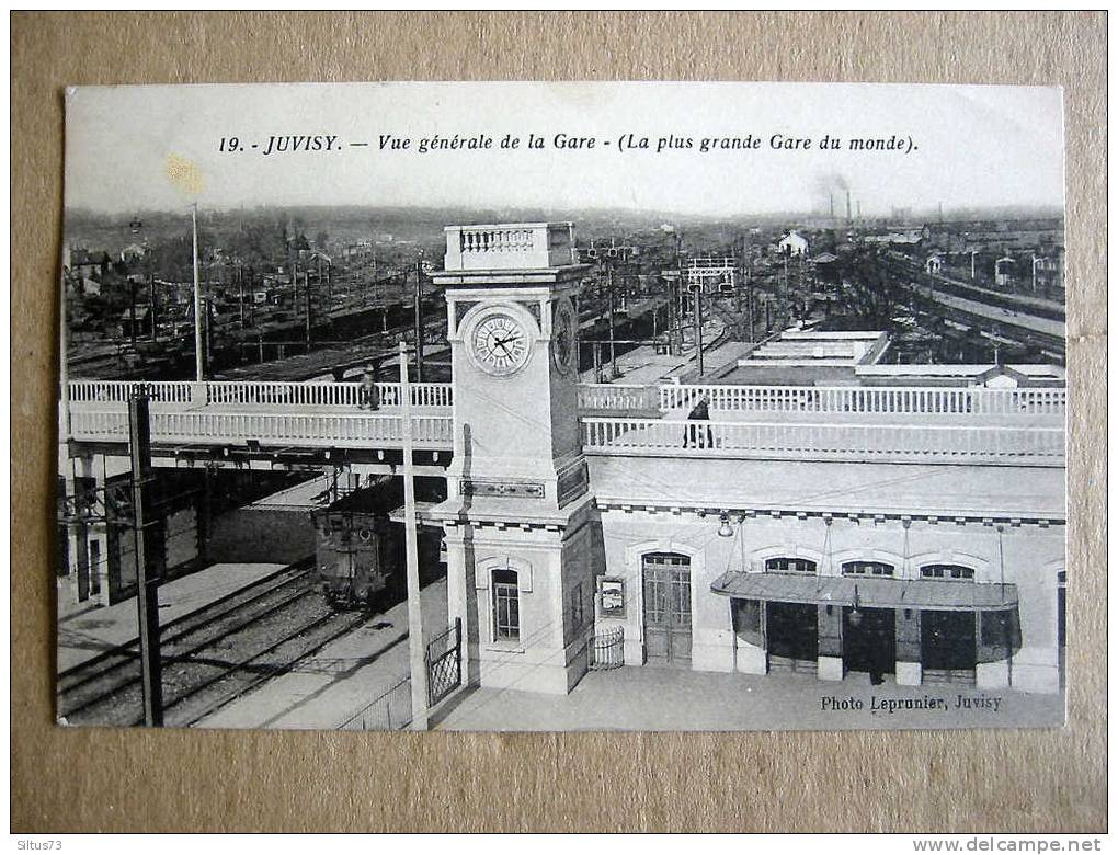 CPA Juvisy - Vue Générale De La Gare - Juvisy-sur-Orge