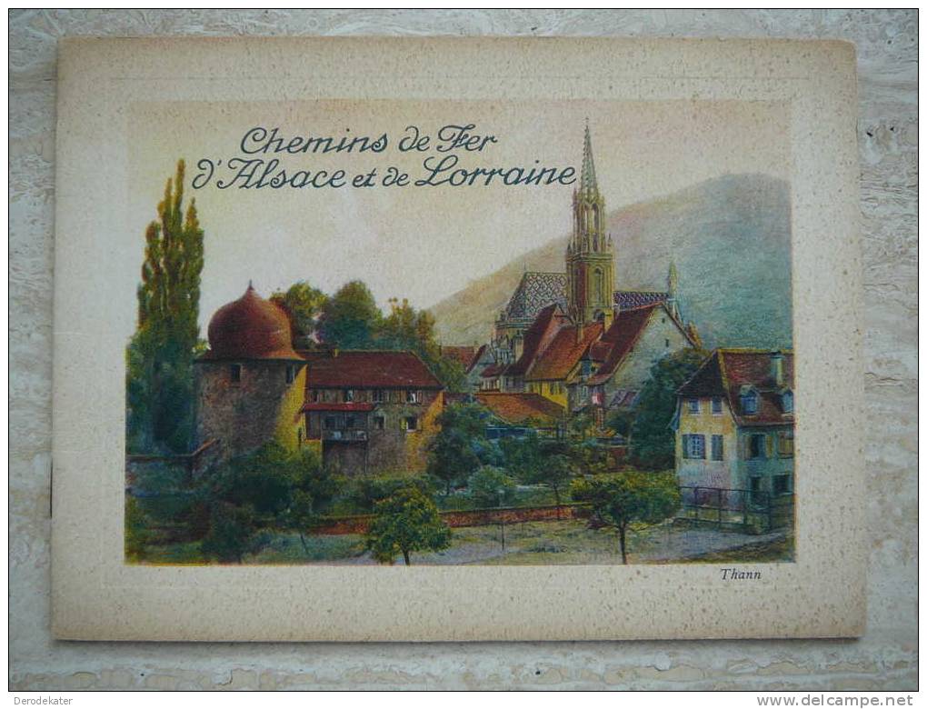 Chemins De Fer D'Alsace Et De Lorraine. Horizons De France. Langue Neerlandais.  Bon Etat! - Books & Catalogs