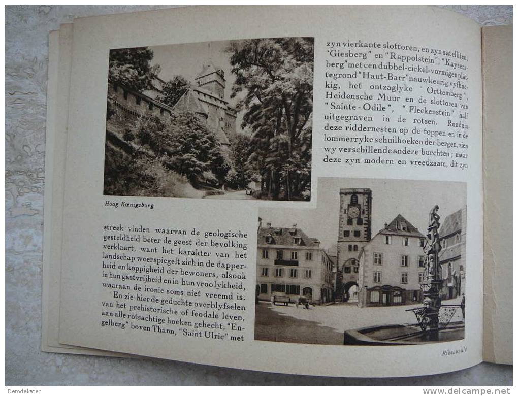 Chemins De Fer D'Alsace Et De Lorraine. Horizons De France. Langue Neerlandais.  Bon Etat! - Books & Catalogs