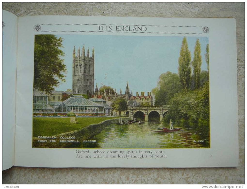 This England. Described By Allan Junior.Valentine & Sons. Pictorial Memento Of Scenic Loveliness.64 P. Good Condition ! - Livres & Catalogues