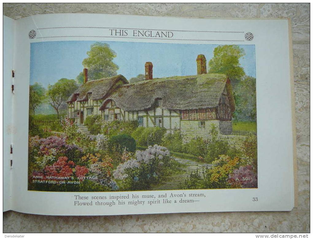 This England. Described by Allan Junior.Valentine & Sons. Pictorial Memento of scenic loveliness.64 p. Good condition !