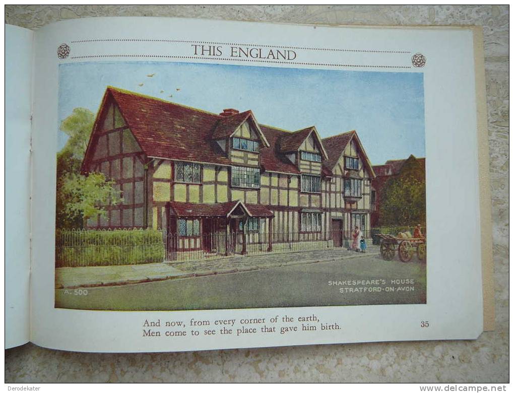 This England. Described by Allan Junior.Valentine & Sons. Pictorial Memento of scenic loveliness.64 p. Good condition !