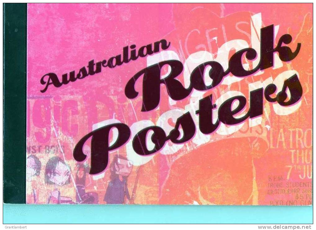 Australia 2001 Rock Posters Prestige Booklet - See 2nd Scan - Booklets