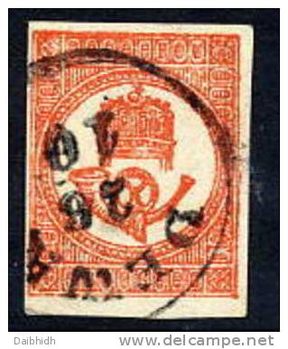 HUNGARY 1871 Newspaper Stamp Lithographed,  Used, With Clear Margins.  Michel 7b - Periódicos
